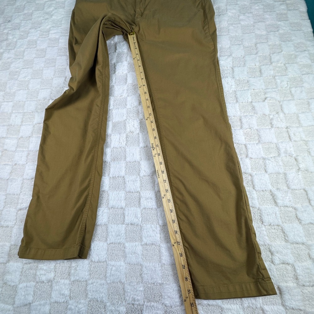 Orvis Mens Five Pocket Straight Leg Pants Brown Khaki Trust Your Fly 36x34 - Picture 3 of 13